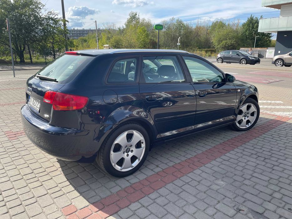 Audi A3 Sportback 1.8 TFSI 160KM. 1- właściciel w Polsce, 2007r.
