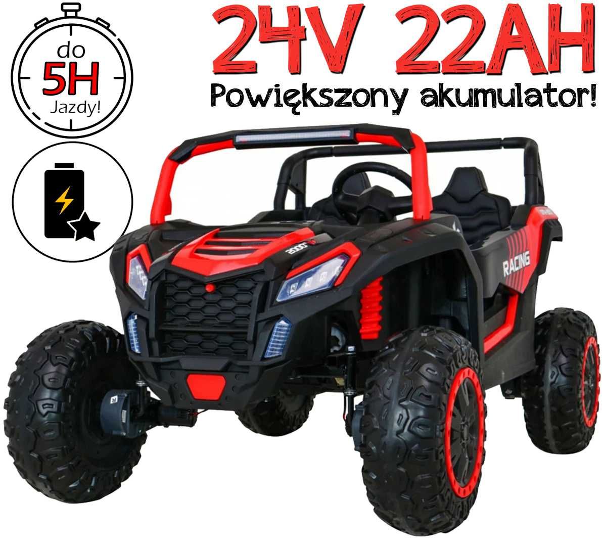 NAJDŁUŻEJ jeżdzące autko dla dzieci BUGGY Racing a032 na akumulator4x4