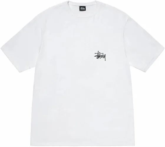 Мужские футболки Stussy Logo Стусси черные белые унисекс тишка шорты