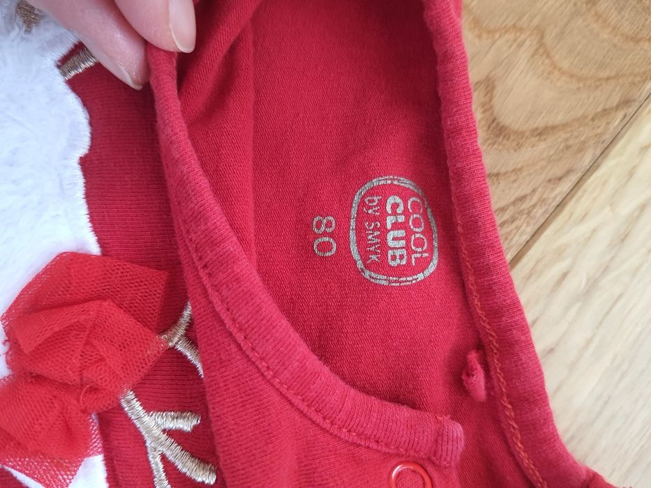 Body Świąteczne Czerwone 80 Cool Club Smyk