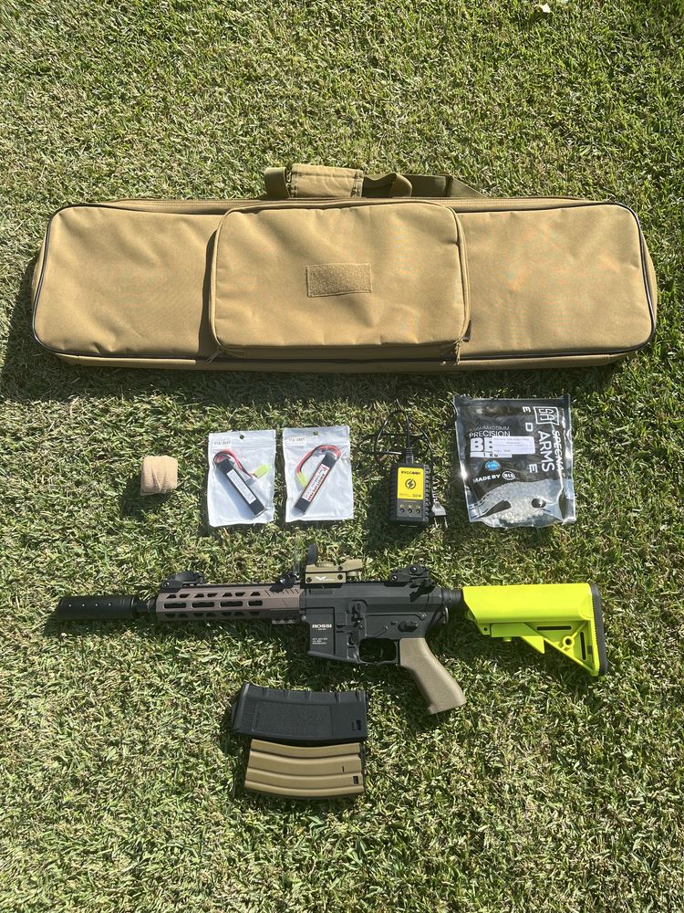 Rossi Sentinel AEG Airsoft – Upgrades + Acessórios