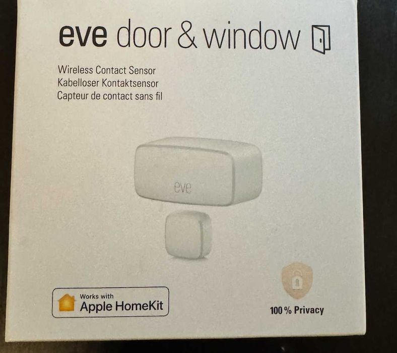 Sensores de contato inteligentes Eve para portas e janelas