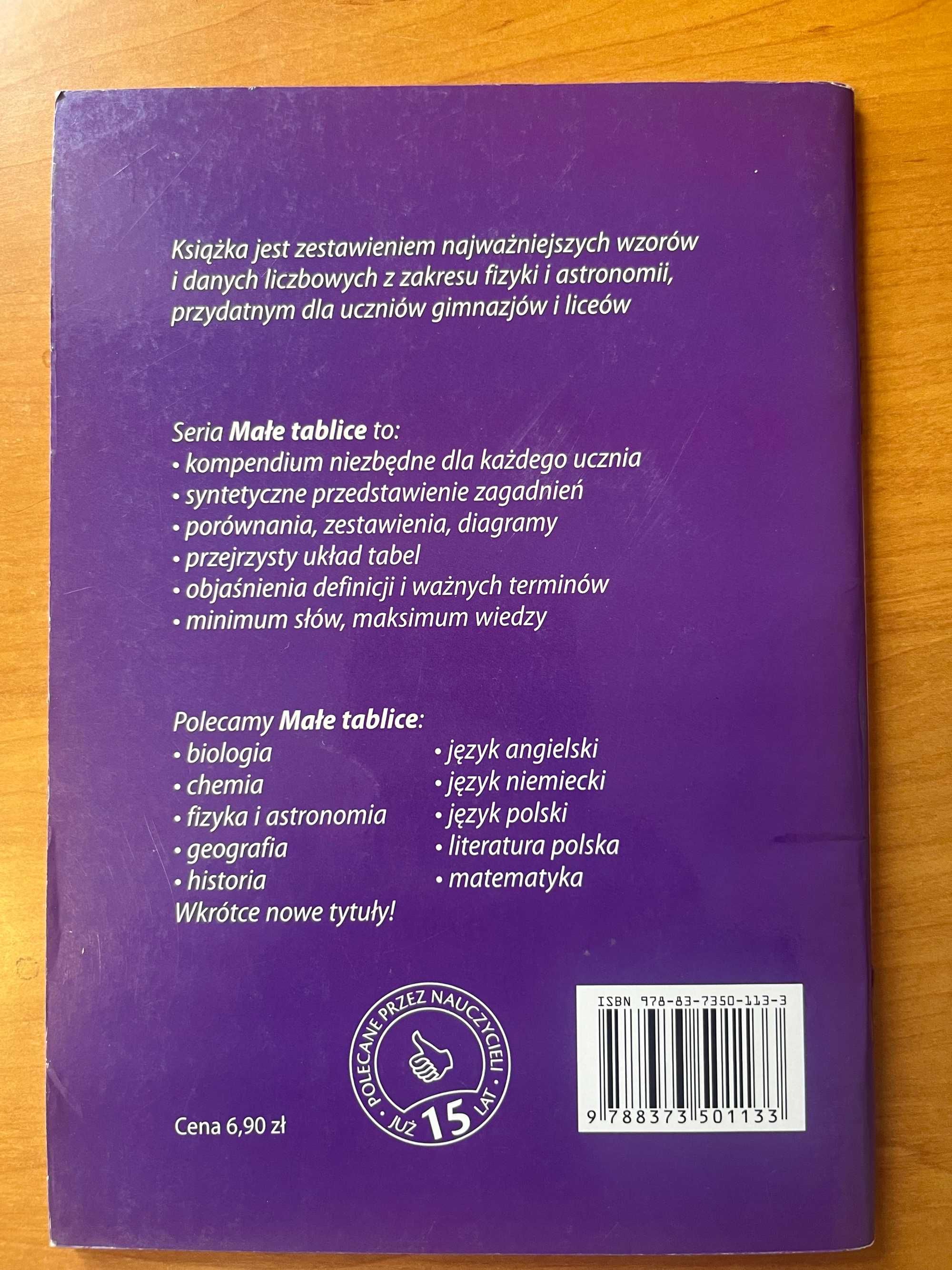 Małe tablice fizyka i astronomia, W. Mizerski