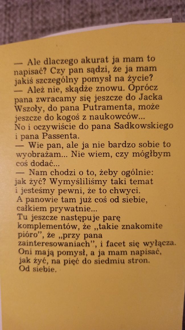 Krzysztof Teodor Toeplitz - Mówienie do siebie