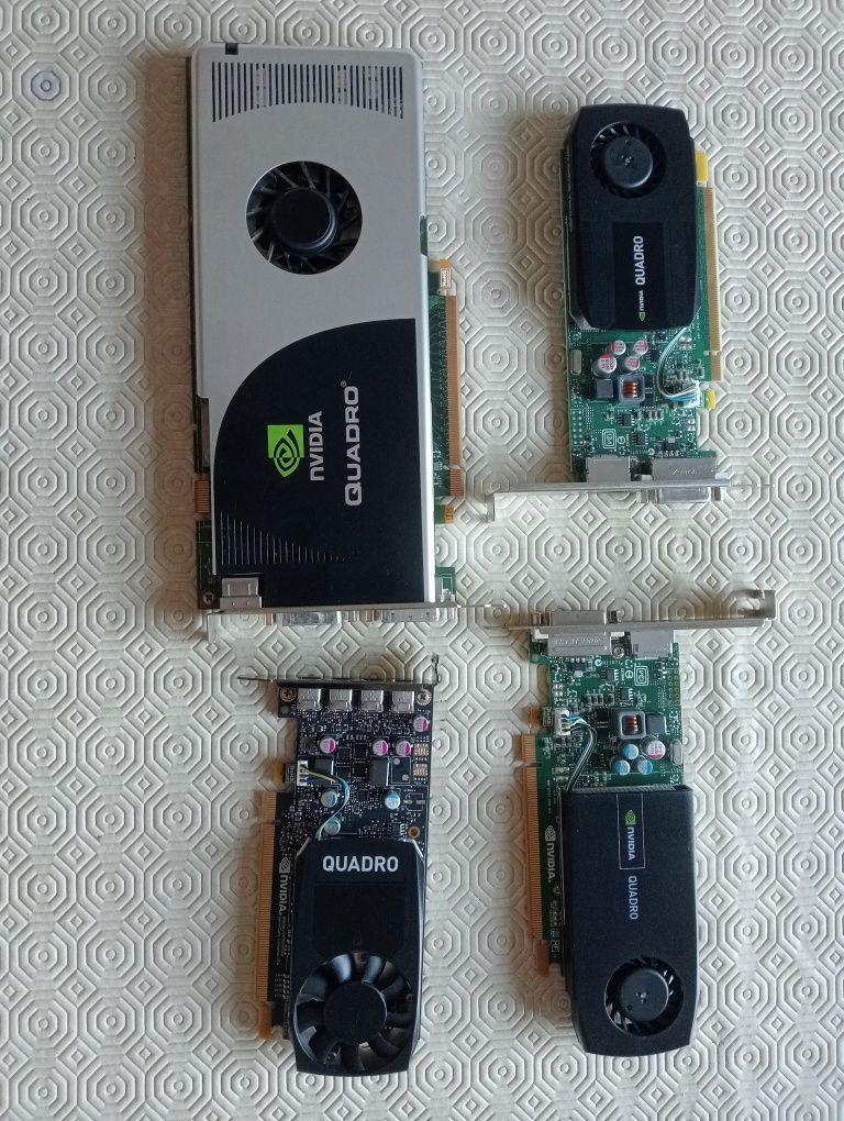 Placas gráficas NVIDIA Quadro profissionais