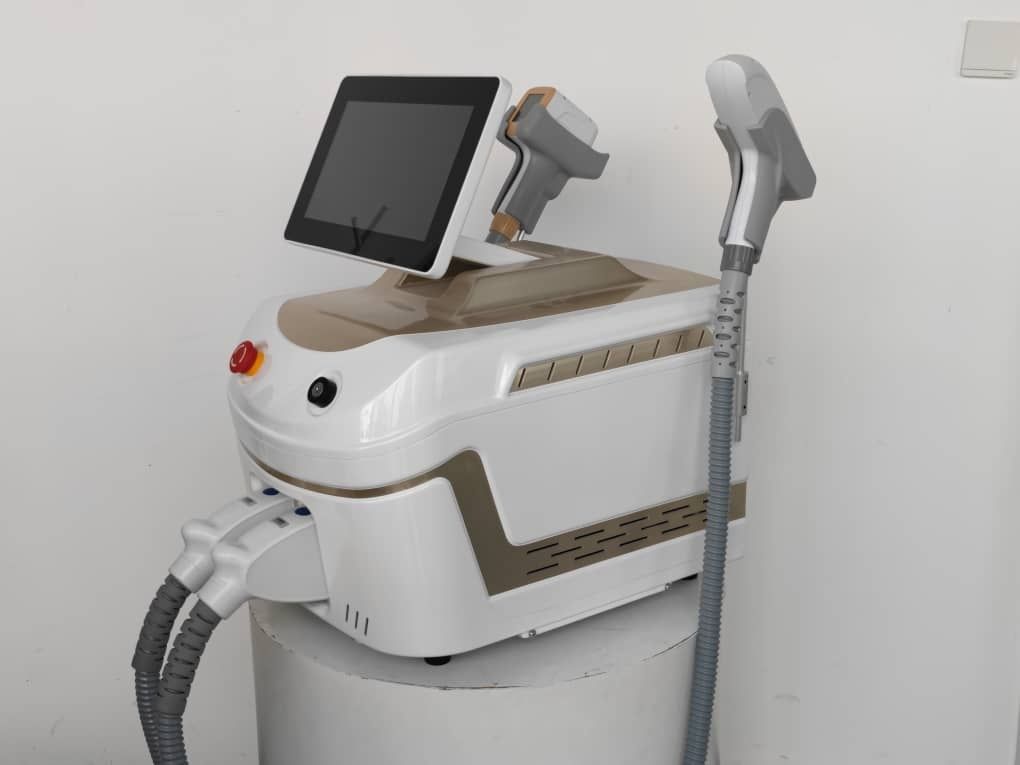 Laser diodo 808nm depilação + Nd-Yag Remoção tatuagens+Curso +garantia