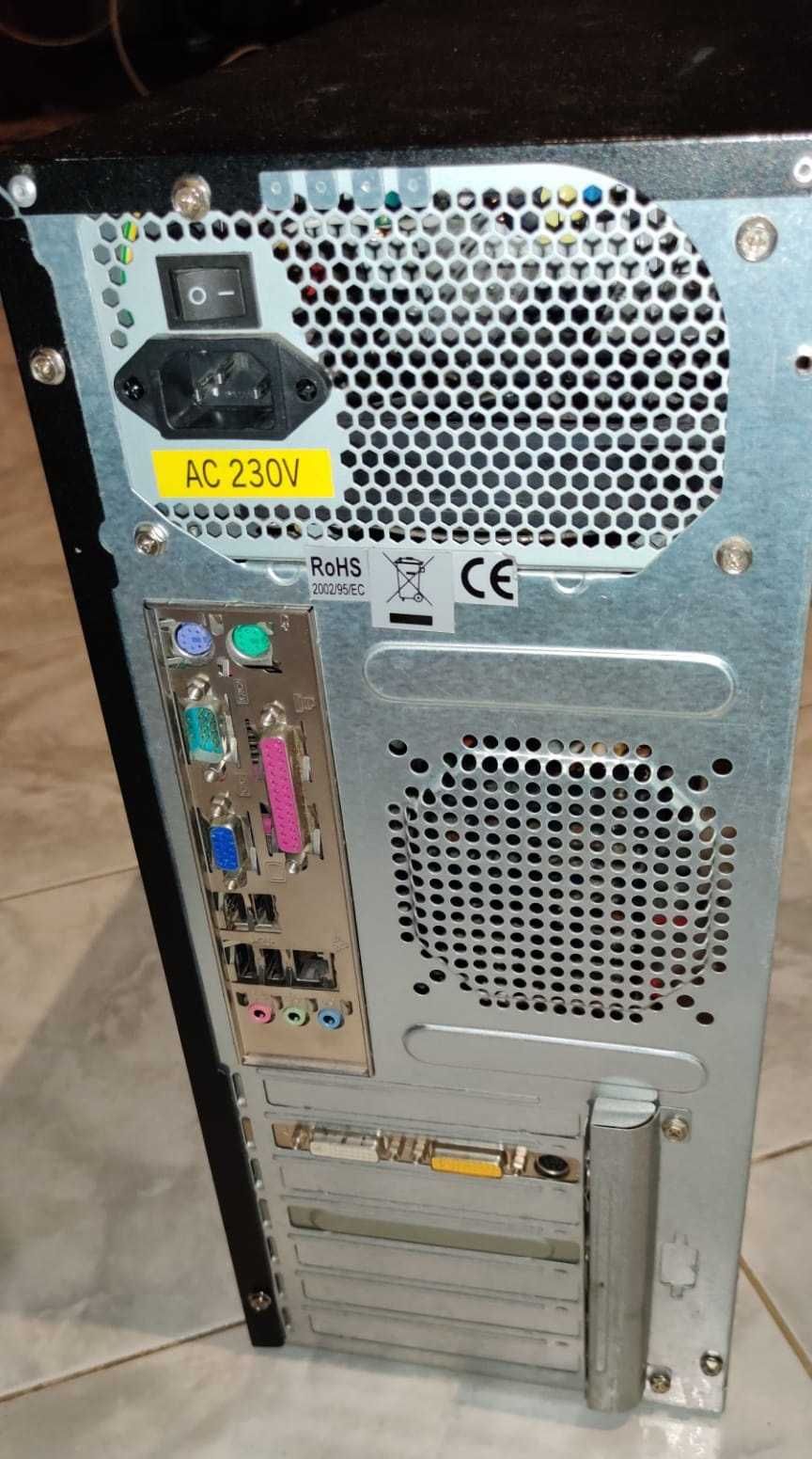 Torre PC Core 2 Quad | 4GB Ram | SSD monitor, rato e teclado