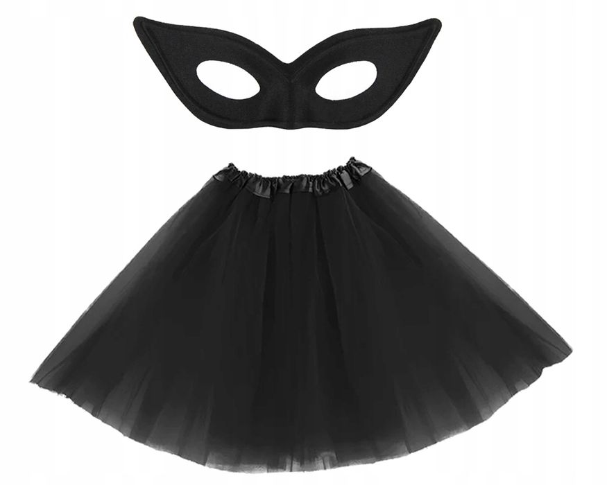 zestaw strój retro spódniczka opaska fifka przebran karnawał halloween