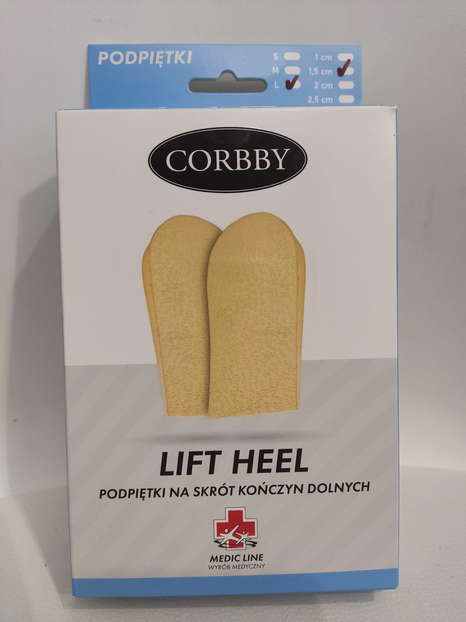 Nowe podpiętki Lift Heel Corbby