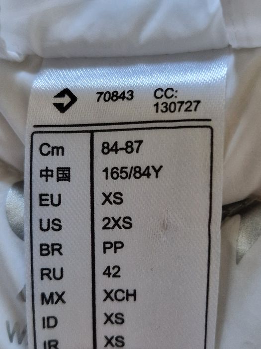Ciepła bluza/kurtka  85%puch kaczy 15% pierze kacze r XS