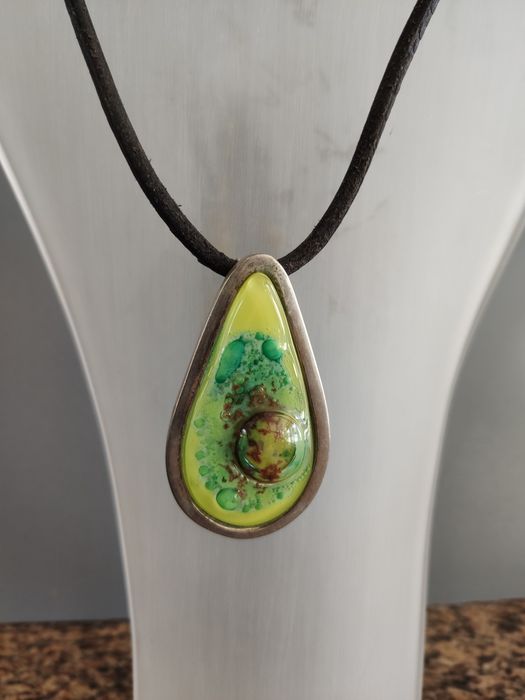 Colar e brincos prata artesanal