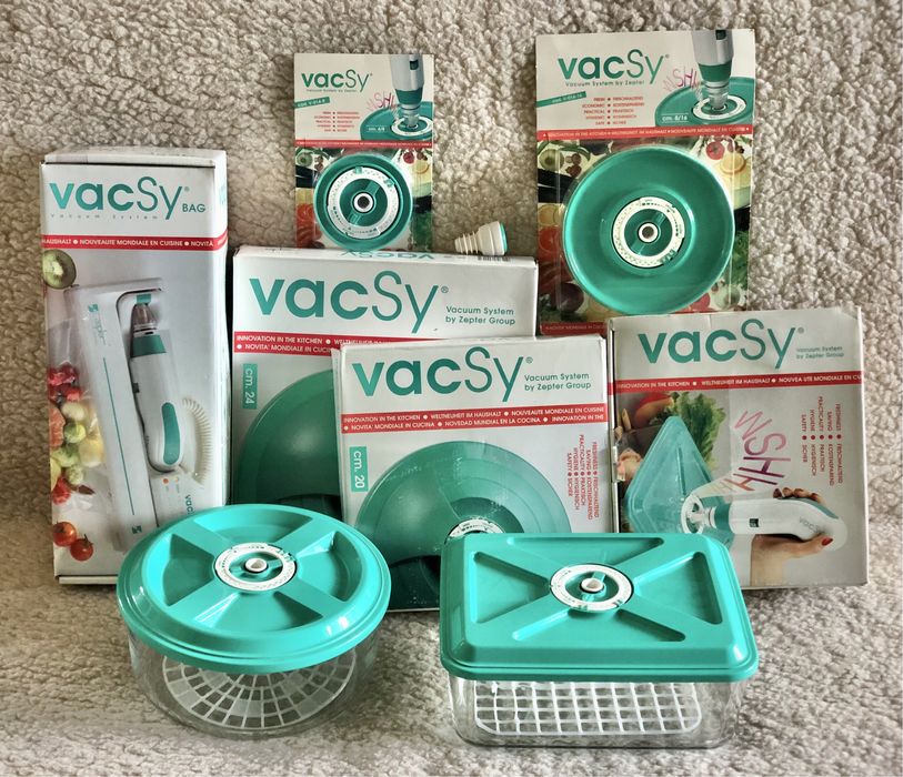 NOWA pokrywka do pojemnika próżniowego system VacSy Zepter 20 cm Italy