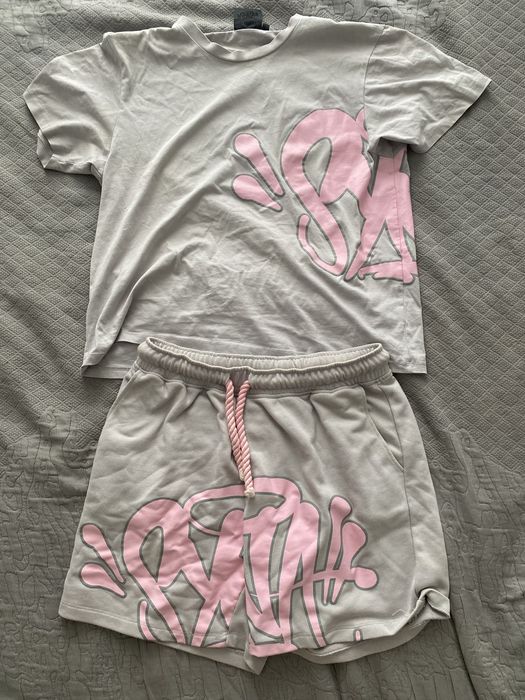 костюм Syna World сіро-рожевий