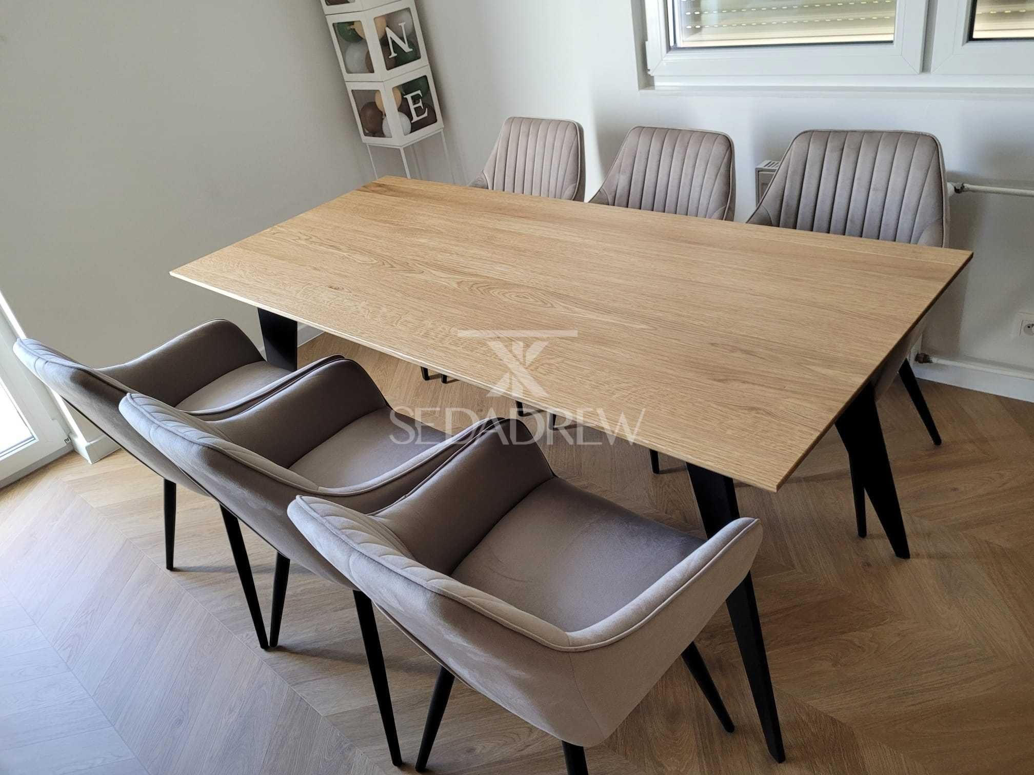 Stoły stoliki regały dębowe loft lite drewno z dostawkami na wymiar