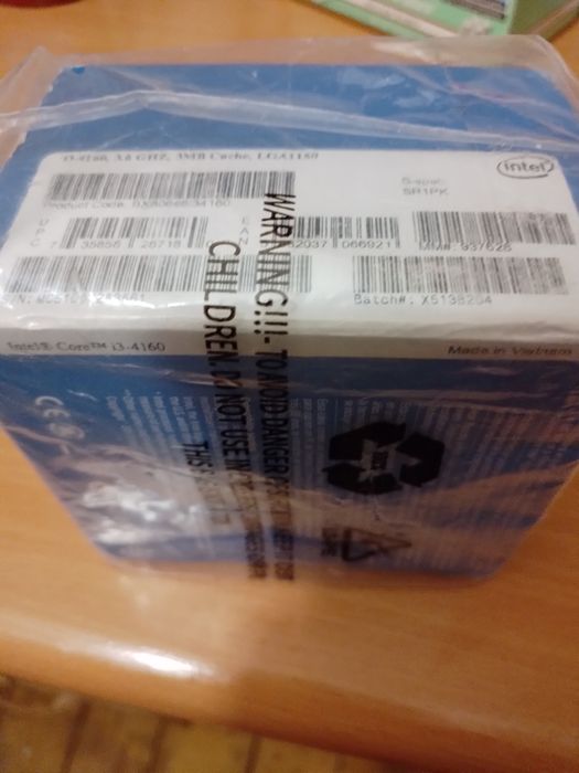 Zaplombowany procesor Intel i3 4160
