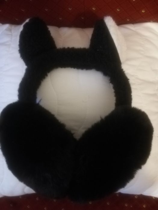 Nauszniki ocieplane kolor czarny