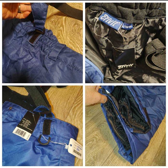 Нові зимові термоштани 158-164 см 13-14 р лыжные штаны Crivit Германия