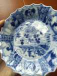 Prato de porcelana chinesa, companhia das Índias. Século 18