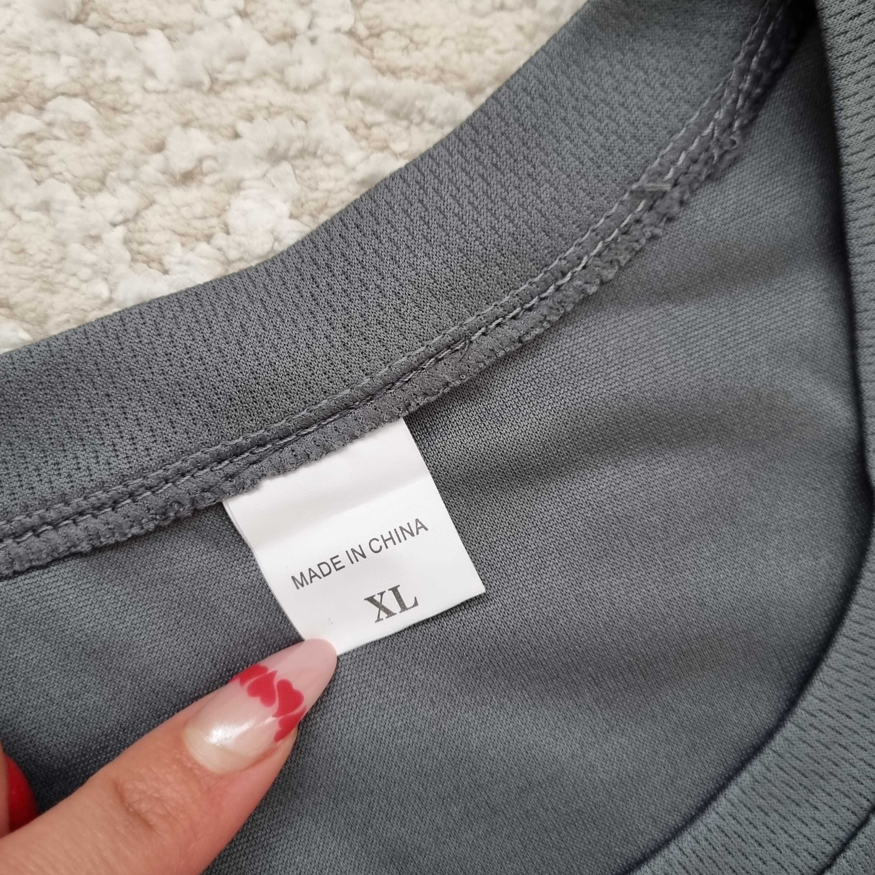 Nowy komplet męski koszulka t-shirt sportowy + spodenki rozmiar M-L