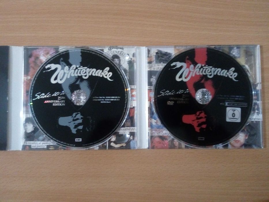 WHITESNAKE - CD+DVD Slide It In 25th Anniversary Special Edition RARO