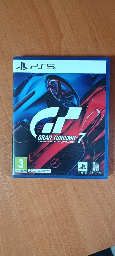 Гра gran turismo 7 на консоль PlayStation 5.Б/У. Диск у хорошому стані