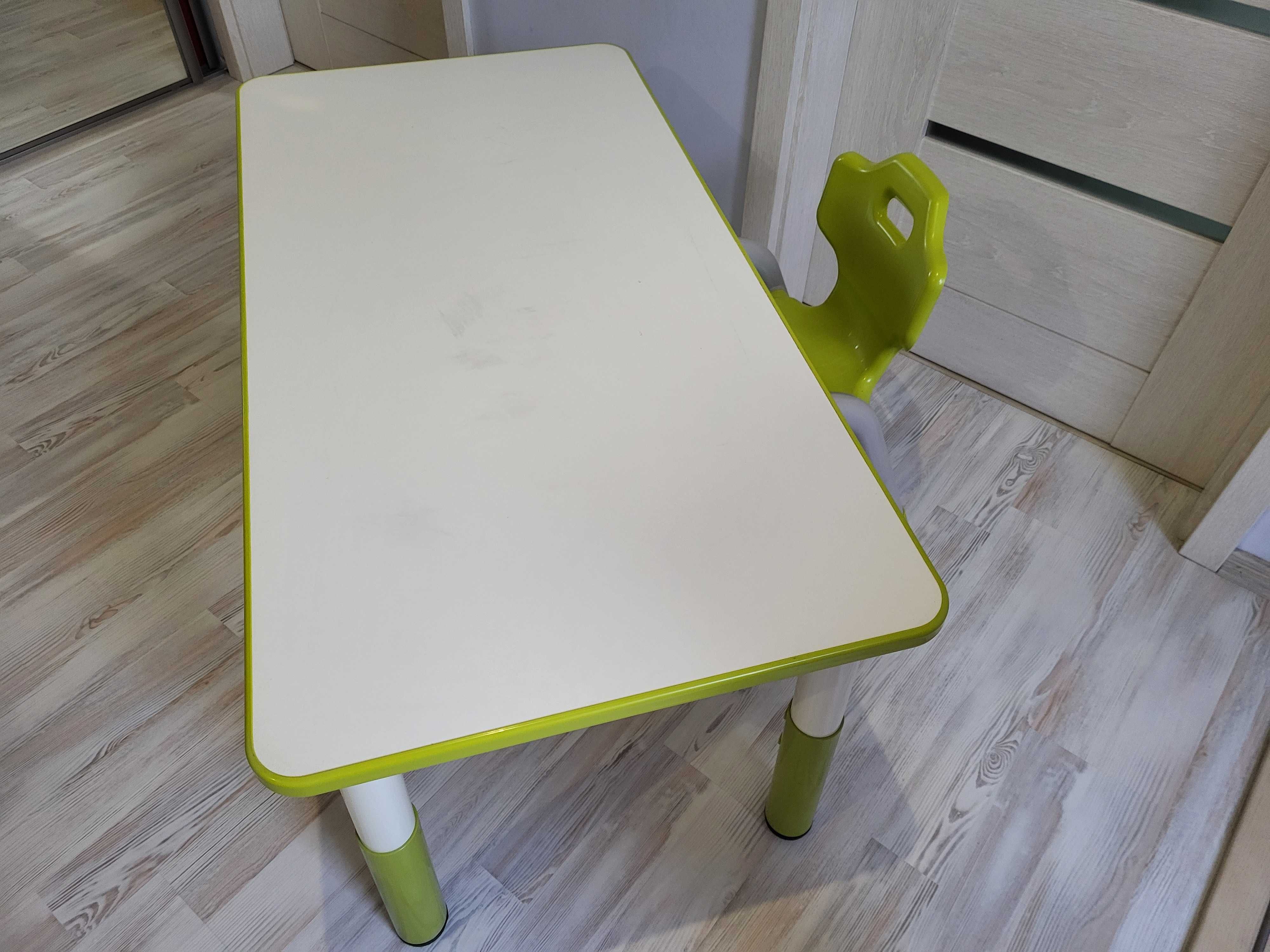stolik regulowany dziecięcy + krzesło (komplet)
