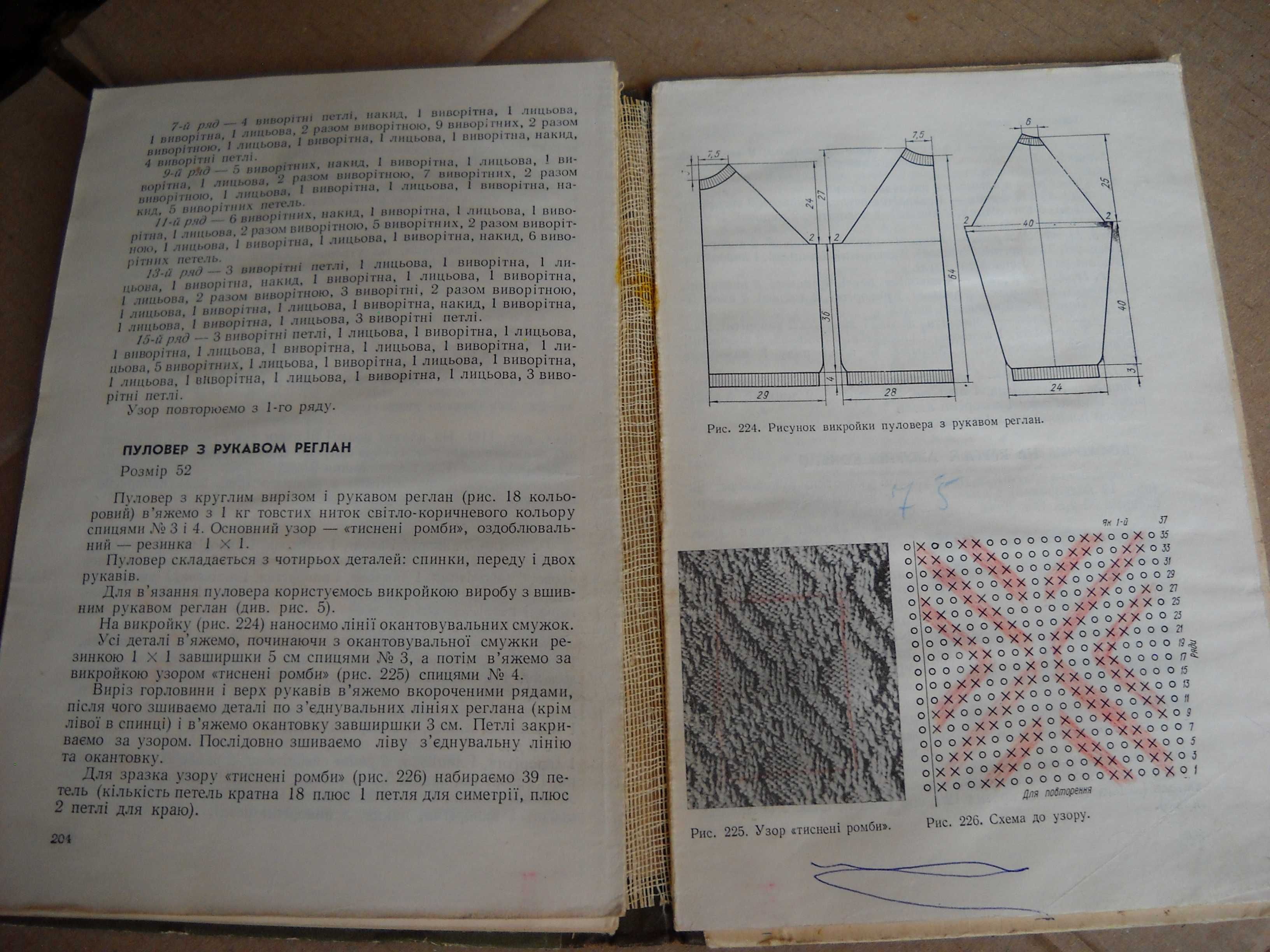 книга "технологія та обробка деталей в'язаних виробів" 1976
