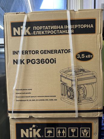 Генератор инверторный Nik PG 3600i