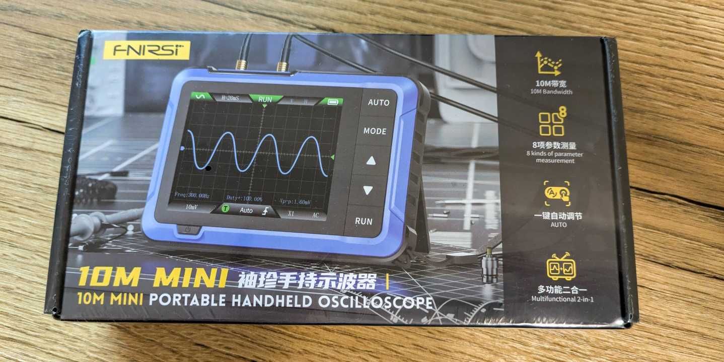 FNIRSI DSO-510 Осцилограф зі щупом-дільником Гарантія