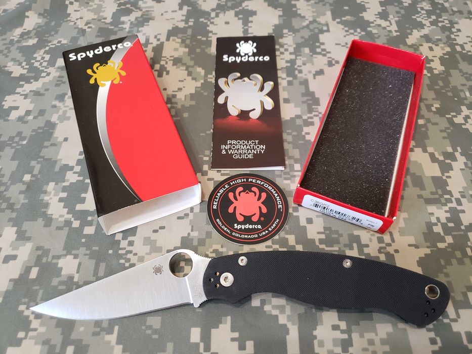 ОРИГІНАЛ Ніж Складний Spyderco MILITARY 2 G10 S30V Кишеньковий C36GP2