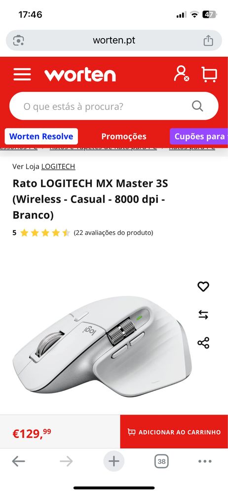 Teclado Logitech + rato Logitech MX S