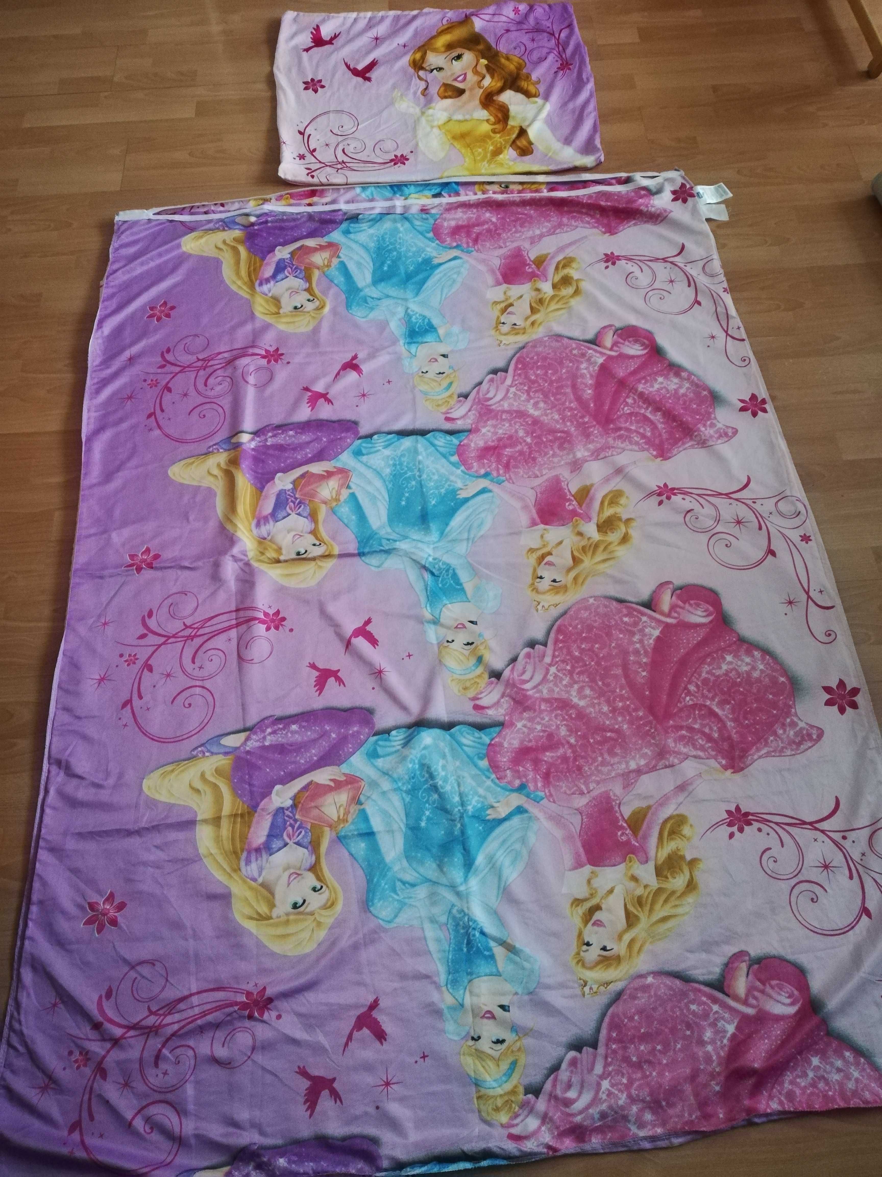 Pościel dziecięca Disney księżniczki 195x140 +70x80 wysylka 1 zł