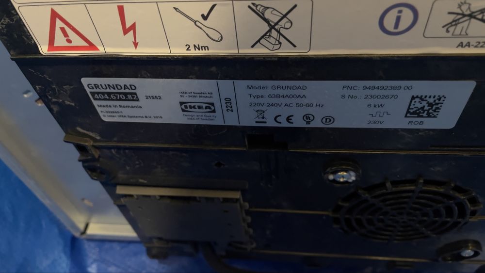 Placa indução  IKEA