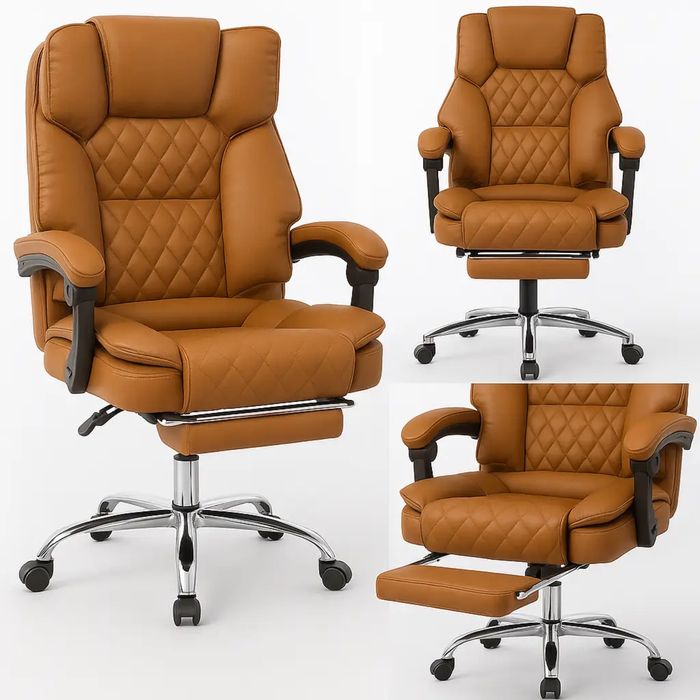 Крісло офісне Diego Comfort Pro (чорне, сіре, коричневе та св.коричн.)