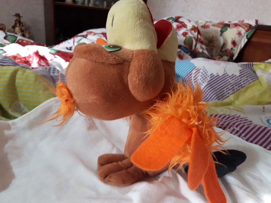 Мягка іграшка. Попугай.