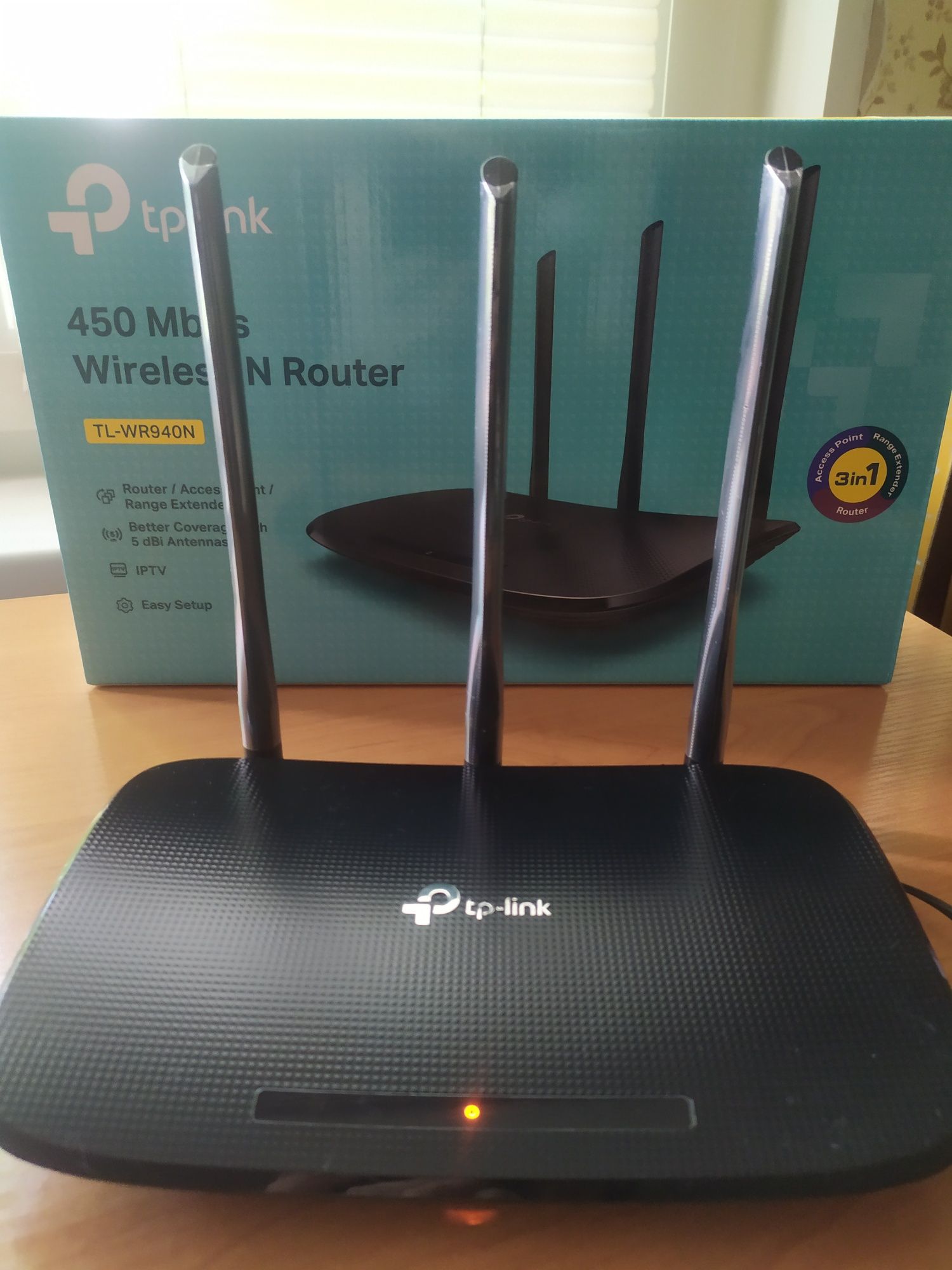 Wi-Fi роутер tp-link TL-WR940N маршрутизатор