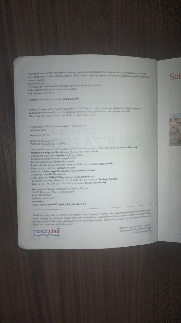 Język polski oblicza epok 1.1 i 1.2