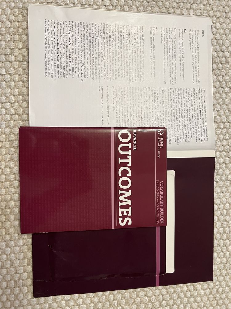 Advanced Outcomes student’s book Hugh Dellar Andrew Walkley