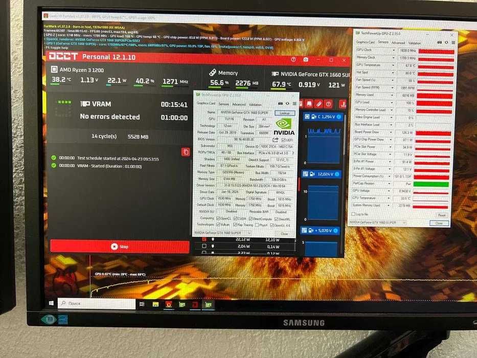 Відеокарта MSI GTX 1660 6Gb Super Ventus