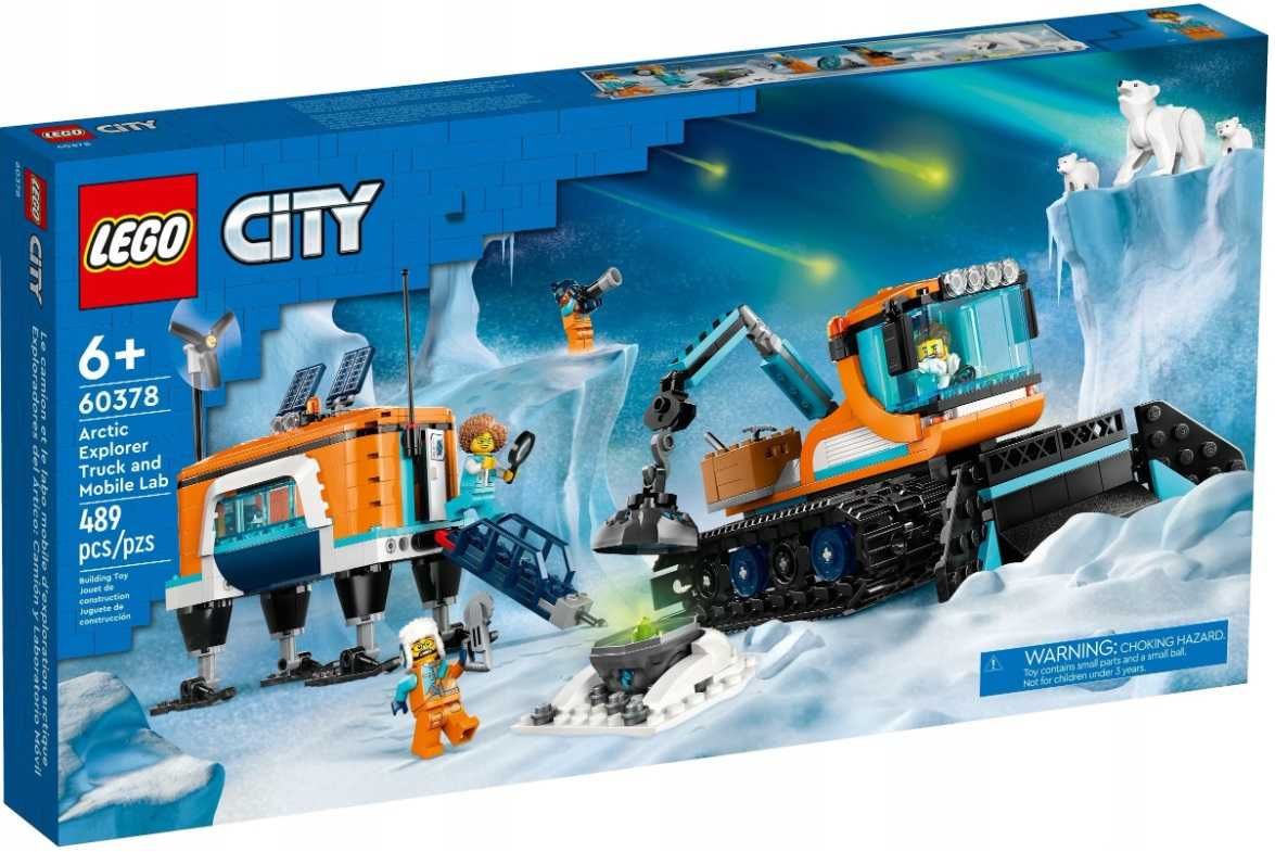 LEGO City 60378 Ciężarówka i laboratorium badawcze