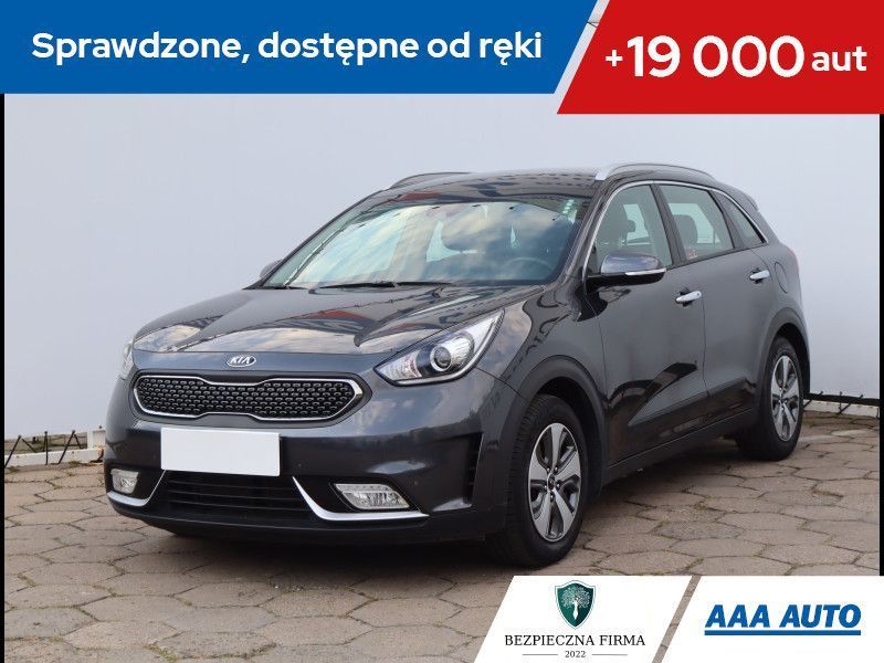 Kia Niro Hybrid, Salon Polska, 1. Właściciel, Serwis ASO, Automat, Skóra, Navi,