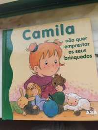 Livros da coleção Camila