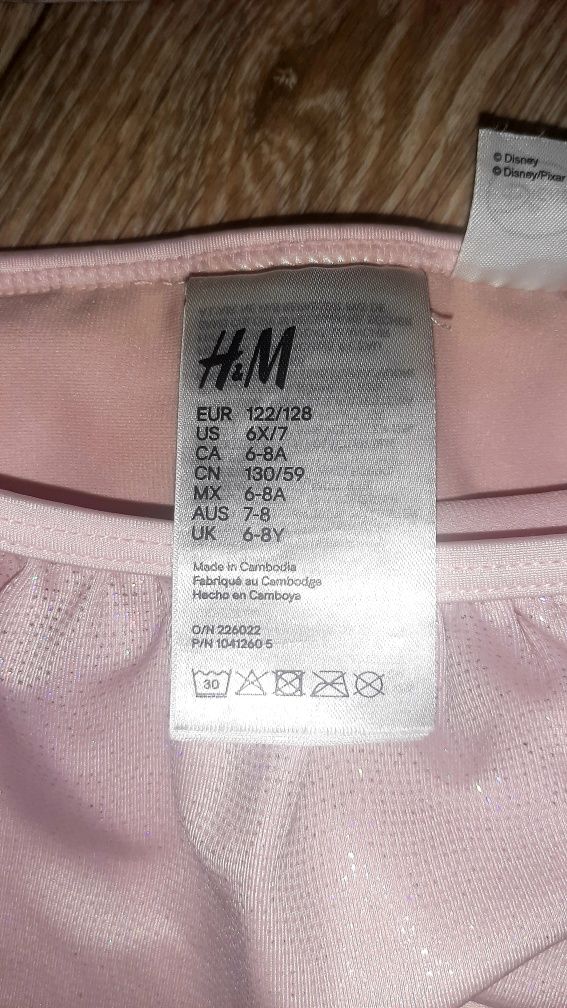 Kostium kąpielowy H&M 122/128 Elza stan idealny