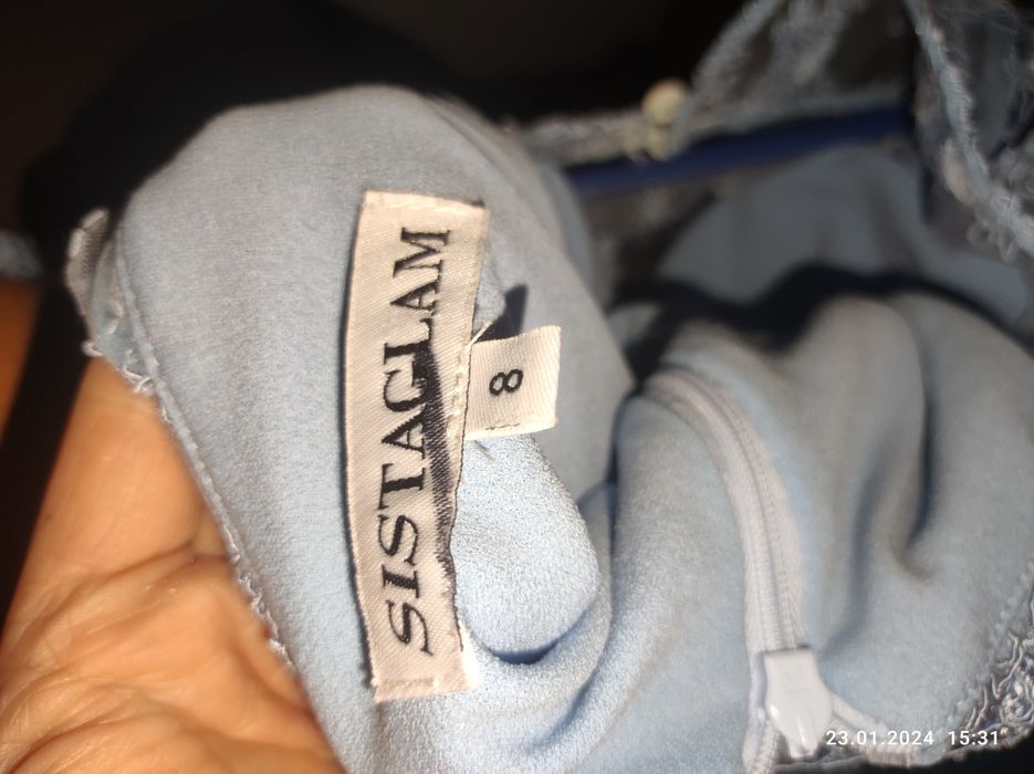 Sukienka trencz dłuższy tył