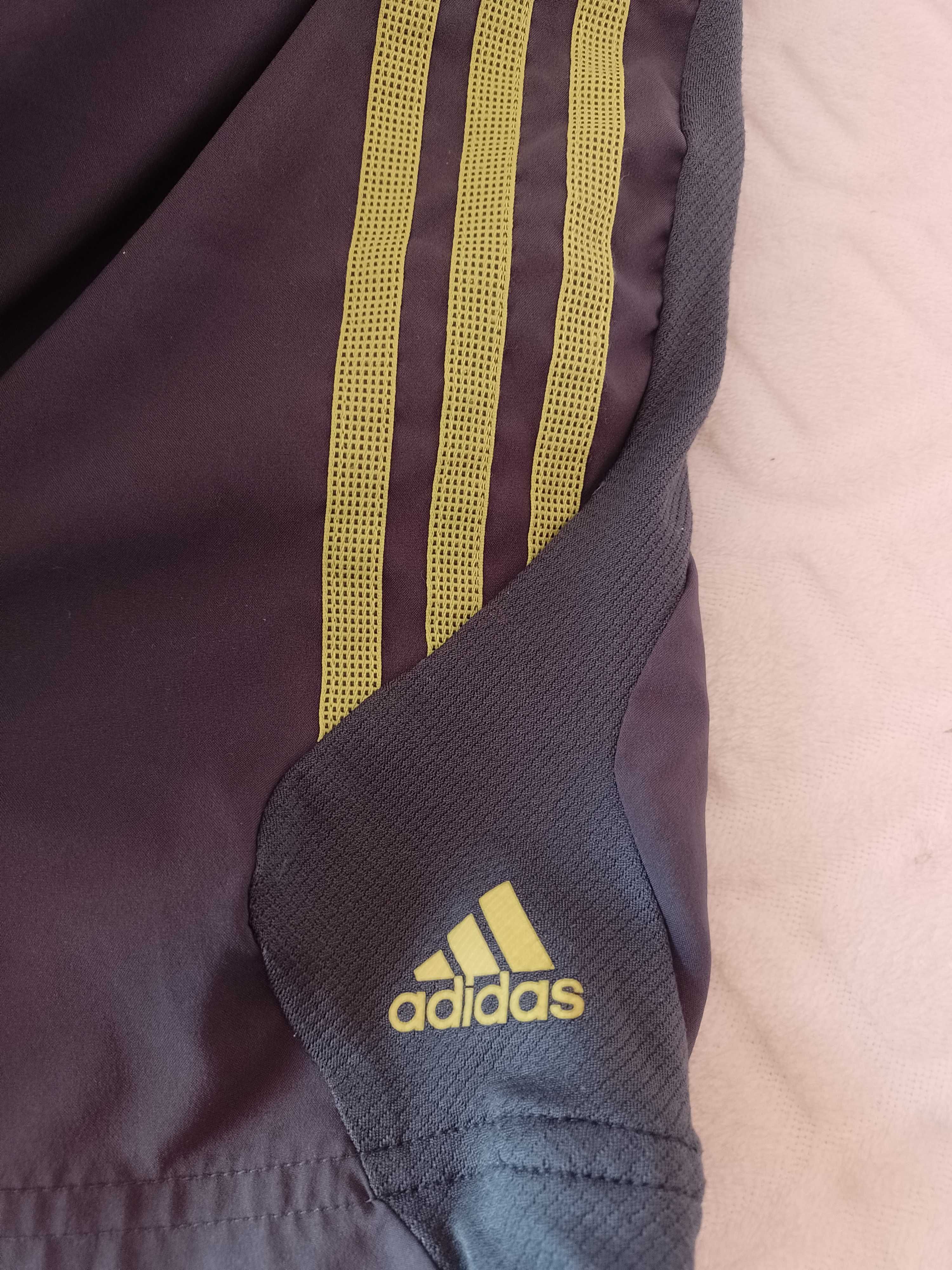 (XL) ADIDAS/Szaro-zielone Szorty z Londynu, krótkie spodenki