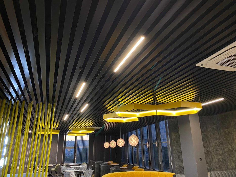 Підвісна стеля Армстронг, Подвесной потолок Харьков, Стеля Грильято