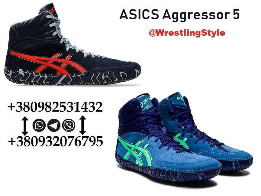 Борцівки, борцовки ASICS Aggressor 5, оригінал, нові, боксерки Асікс