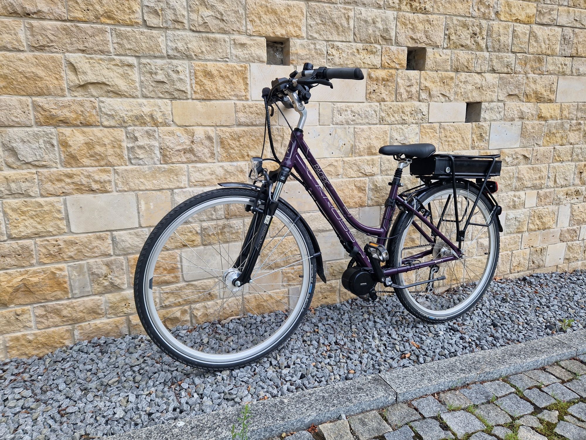 Konwersja rower elektryczny ebike przeróbka bafang 1150Wh 24Ah manetka