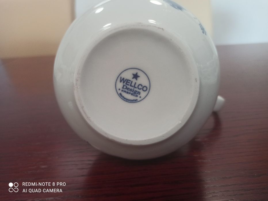 Dzbanek porcelana Wellco wzór cebulowy, kobalt