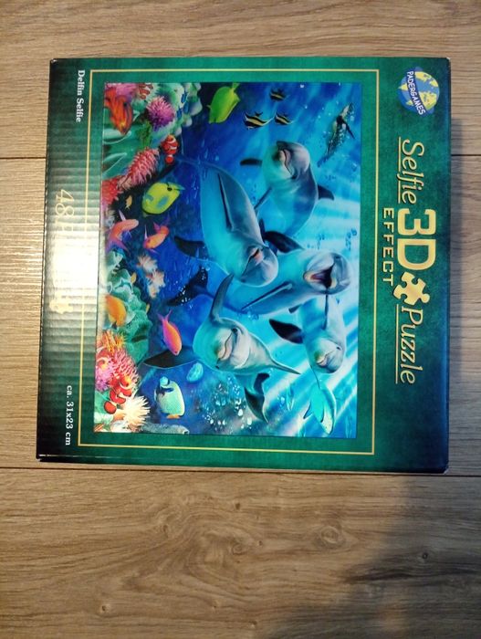 Puzzle 3D nowe fabrycznie zapakowane na prezent